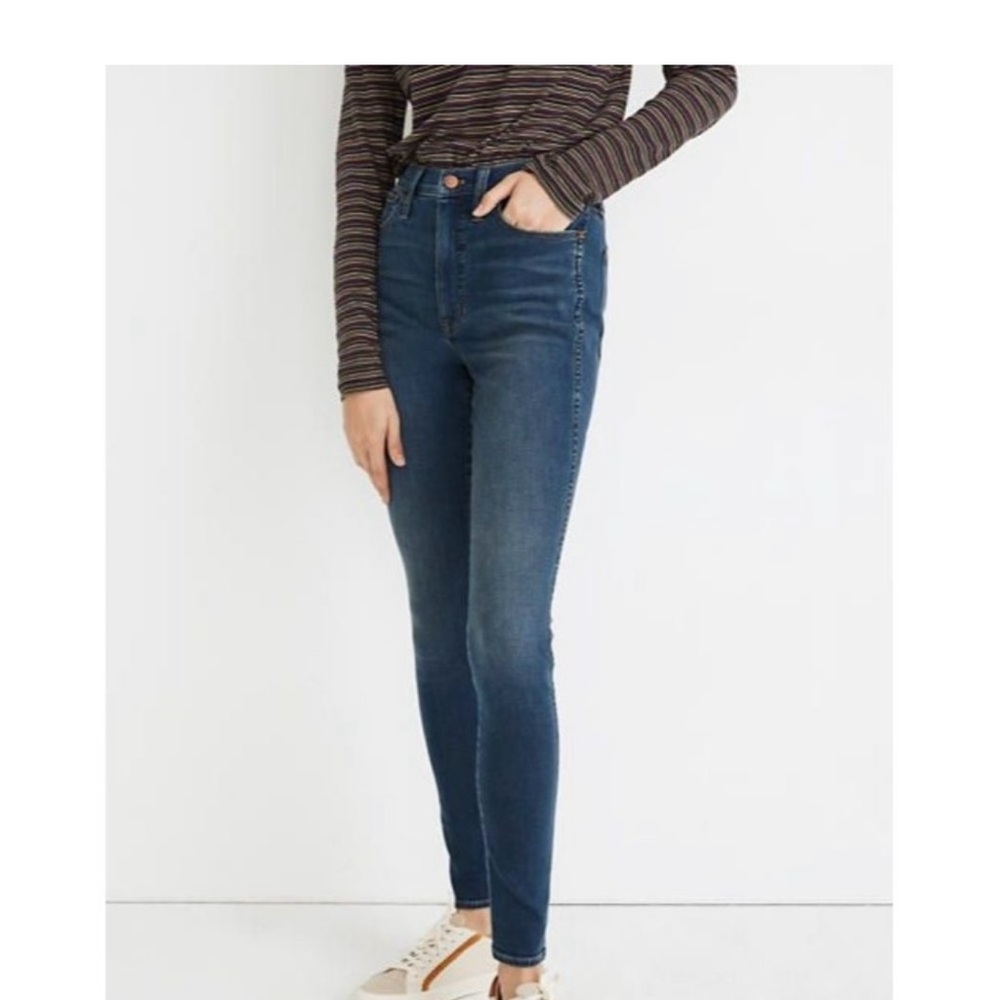 Madewell Playford Wash 10" High Rise Roadtripper Jeans Women's Size 26 Tall 26T